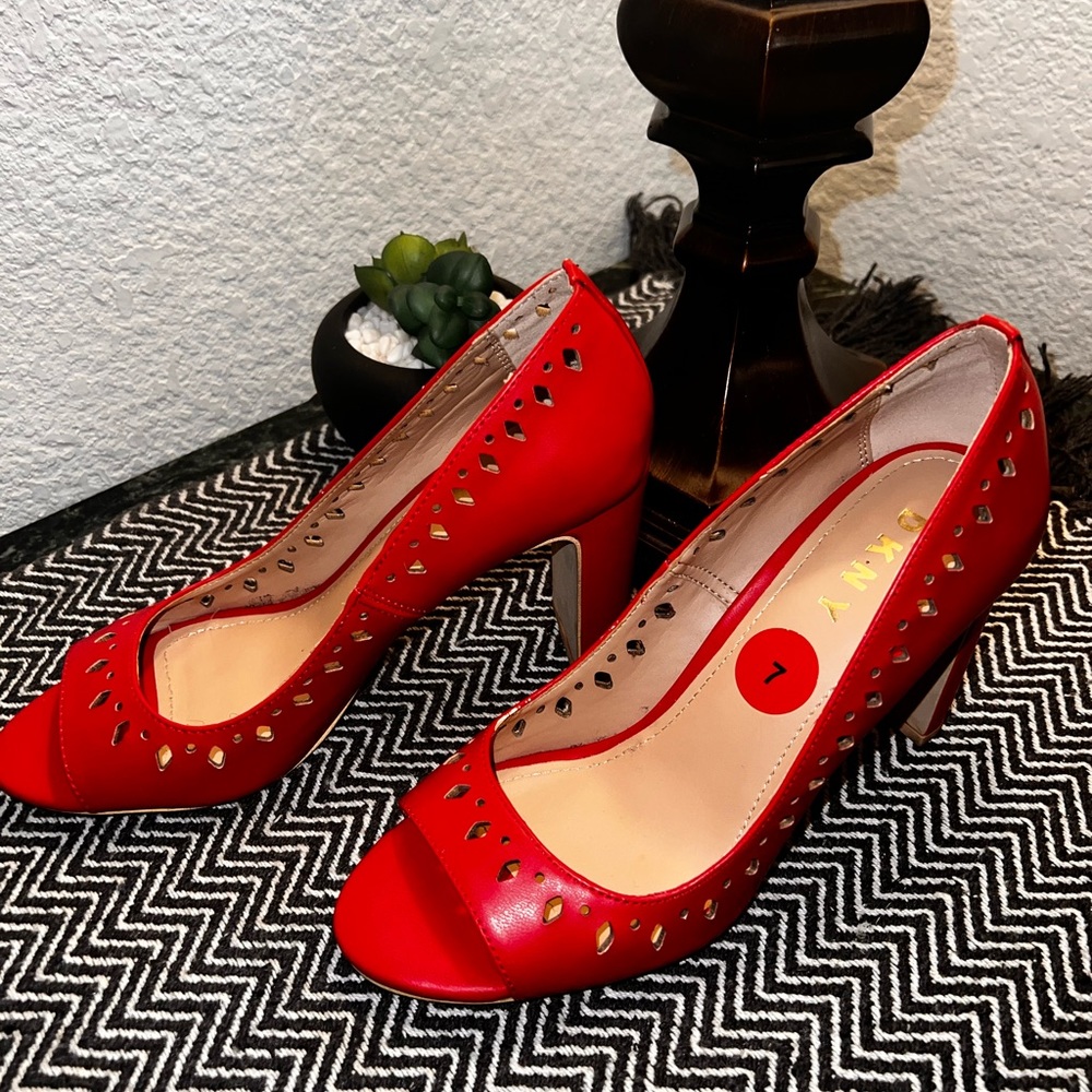 DKNY/Naughty Monkey/Woman Shoes/Red Heels